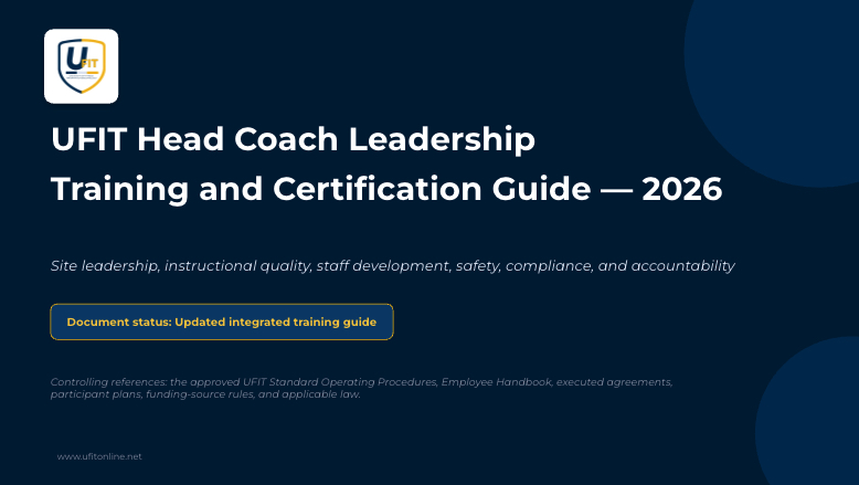 Head Coach Training